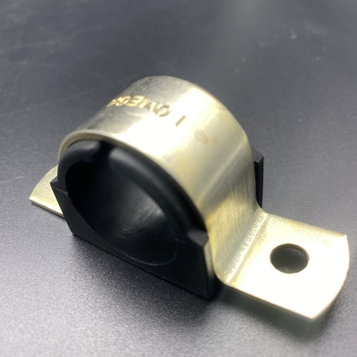 Pipe Fittings Gold Zinc Omega Cushion Clamps