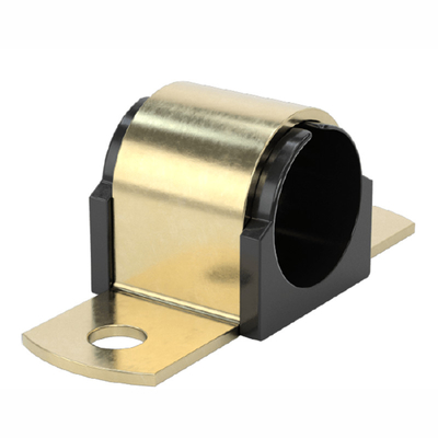 Customized Size Yellow Zinc TPE Rubber Omega Cushion Clamp