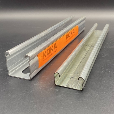 Custom Size 41x41 41x21 Slotted Plain Strength Strut Channel