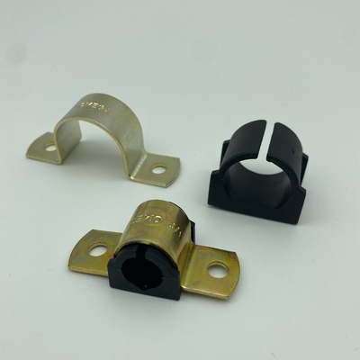 Manufacturer Two Hole Galvanized Steel 1/2'' Omega Rubber Cushion Clamps