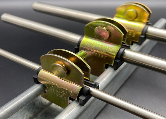 Gold Zinc 3/4'' Unistrut Cushion Clamps
