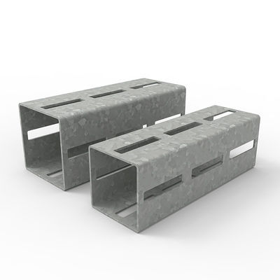 Heavy Duty Profile Custom Slotted Galvanized Steel Square Channel