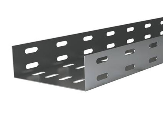 Hot Dip Galvanized Custom Size 300mm Wide Slotted Cable Tray