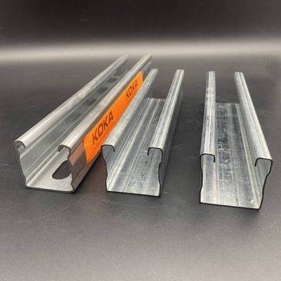 Galvanized Steel Slotted Unitrut Channel with Reinforcing Bar