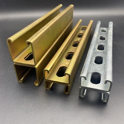 Gold Zinc Back to Back Point Welding Strut Channel