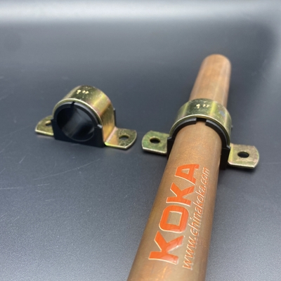 Gold Zinc 1/2'' Omega Cushion Clamps