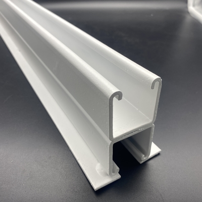 Black White Powder Coated Double Unistrut Channel with Wing