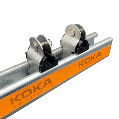 SS304 SS316 TPE Rubber Strut Pipe Cushion Clamp