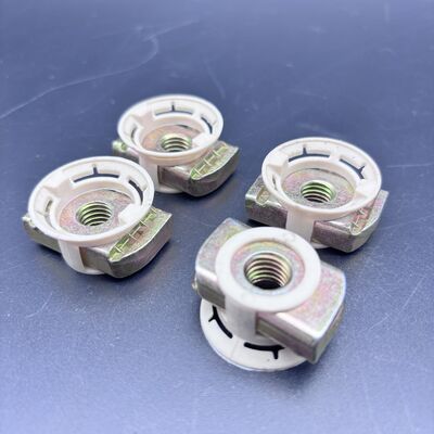 Zinc Yellow-chromate Plated Plastic Wing Cone Spring Nut