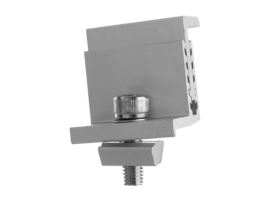 Pre-Galvanized Solar Panel End Clamp Kit PWM MPPT Aluminum