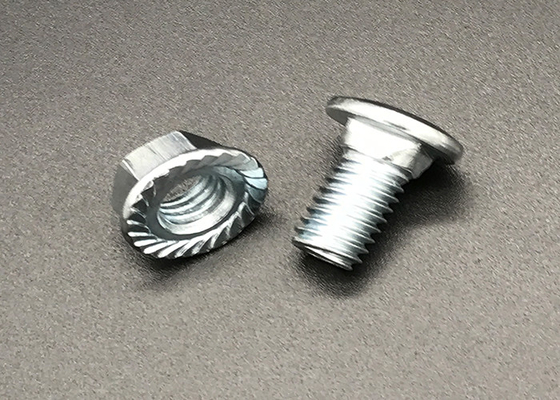SS316 Stainless Steel Shank Bolt Nut Flange M8 Zinc Plated