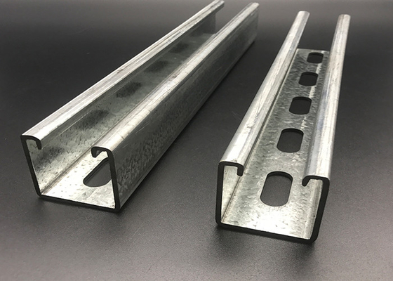 Pre Galvanized GI Hdg Unistrut Slotted Channel Stainless Steel 316