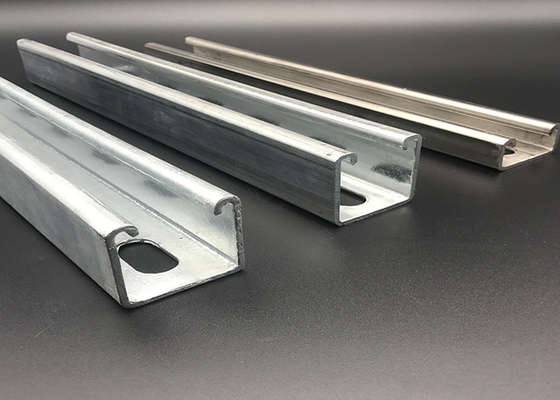 3.0MM Metal U Channel Q235 Slotted Unistrut Trolley ODM
