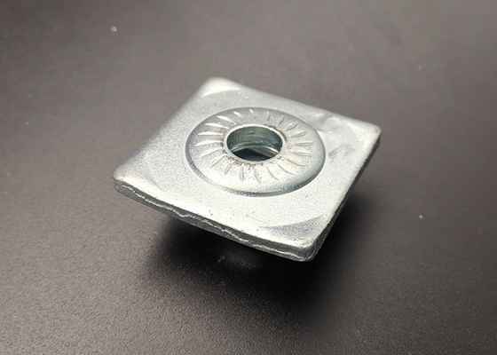 ISO9001 Lock Nut Washer Combo SS304 Flat Square Nut 3/8 16 Inch