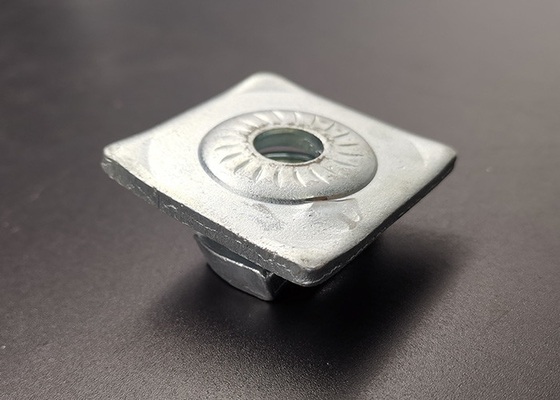 ISO9001 Lock Nut Washer Combo SS304 Flat Square Nut 3/8 16 Inch