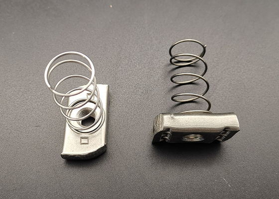 Strut Regular Channel Spring Nut EN 10142 M18 Silver OEM ODM