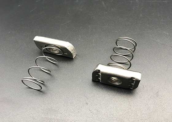 6MM M10 Steel Short Spring Channel Nut SS316 Unistrut Channel Nut
