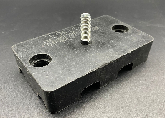 ODM HVAC Rubber Anti Vibration Pads Mounting M8 X 25mm Black
