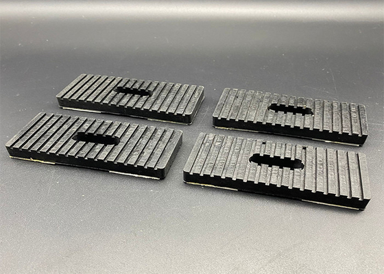 Air Conditioner HVAC Fittings Anti Vibration Black Rubber Block