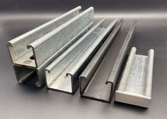 41x21 Custom Perforated Strut Channel for Solar Mounting with HDG Finish