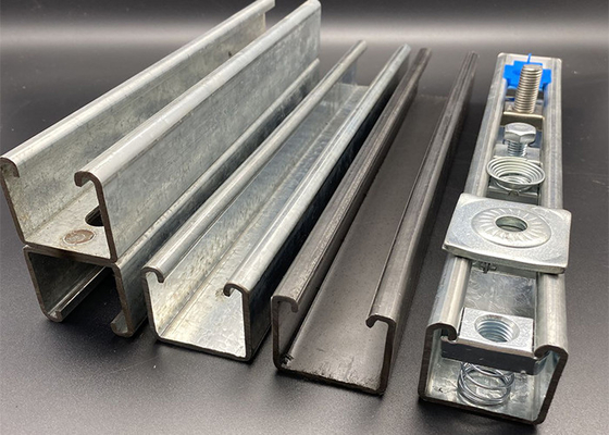 OEM Pre Galvanized Aluminium Strut C Channel 1.5MM Thickness