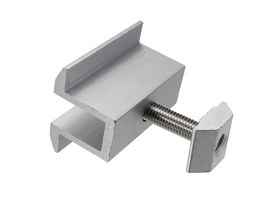 Lead Acid Battery Solar Mid Clamp Panel Fixing 1.4KN/M2 Aluminum