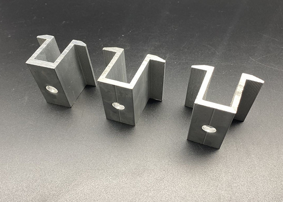Solar Mounting Mid Clamp 1.4KN M2 Powder Coating Kit Aluminum Stainless Steel