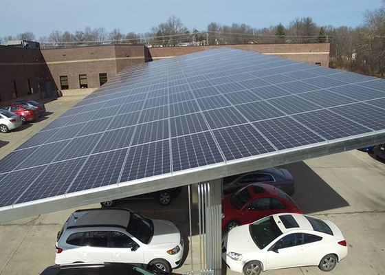 Residential Customized Solar Carport Structures Panel Support Mounting