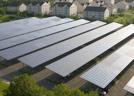 Residential Customized Solar Carport Structures Panel Support Mounting