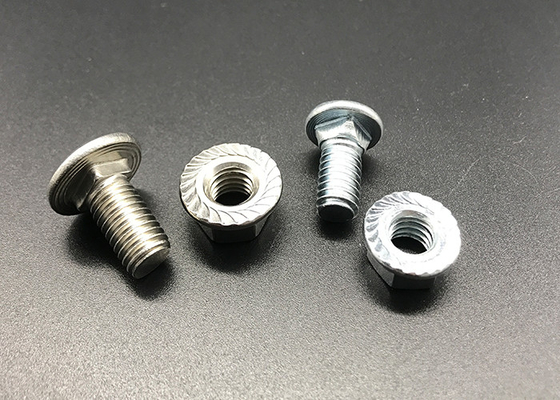 3/8-16-3/4 Shank Bolt Nut Carbon Steel Ss304 Hex Flange Nut EG