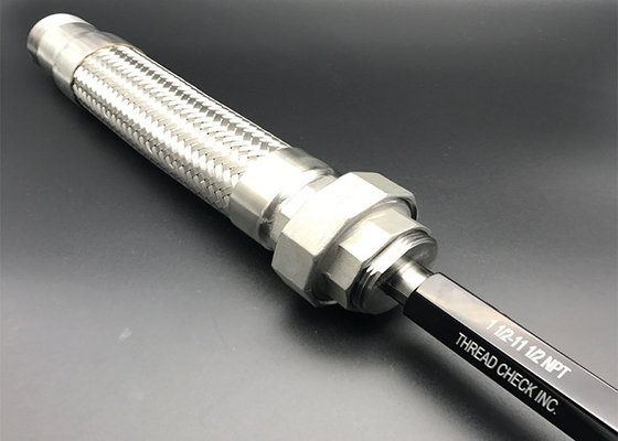 ISO9001 Corrugated Braided Stainless Steel Flexible Joint Bellows SS316 Matal
