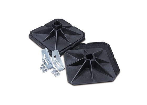 ISO9001 Black Support Big Foot System Stand Rubber 1000mm Length