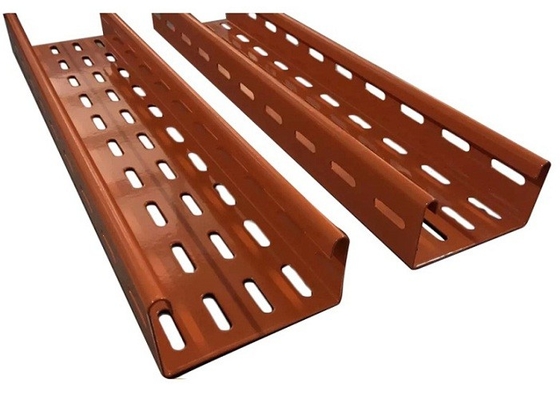 Q235B Perforated Cable Tray Powder Coated SS316 50mmx12mm Light Duty