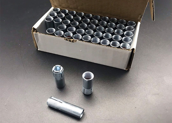 M8 Shank Bolt Nut Zinc Plated Drop In Expansion Anchor HDG