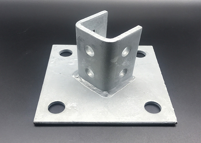 Customized Shape Powder Coated Strut Channel Post Base