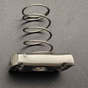 Stainless Steel Spring M8 Channel Nuts EN10142 EN 1461 Unistrut Channel Nut