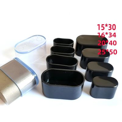 Square Round Shape upvc Black Pipe End Cap Customized