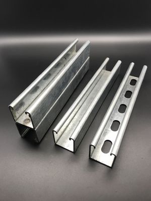 Zinc Plated Slotted Solid 41x41 41x62 Unistrut Channel