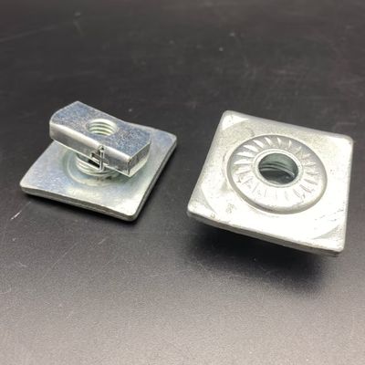 Custom 1/4'' 3/8'' Zinc Plated Channel Combo Spring Nuts