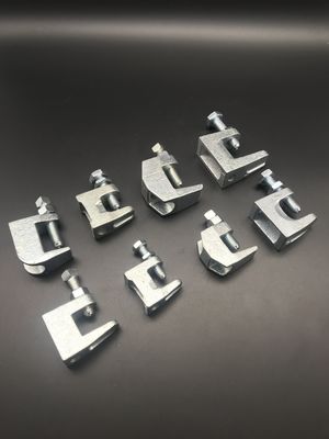 Malleable Iron Unistrut Galvanized Beam Clamp Customized Size