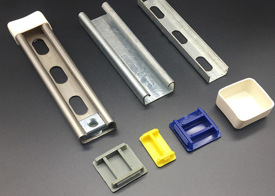 Custom Color pvc 41x41 41x21 Unistrut End Caps