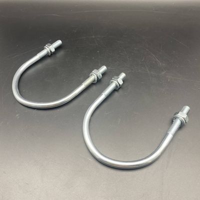 Customized Galvanized Steel U Bolt with Plate