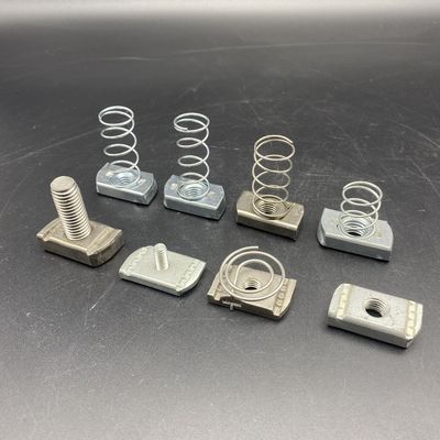 m8 m10 m12 Carbon Steel Galvanized Unistrut Support Spring Nut