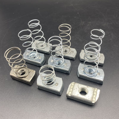 m8 m10 m12 Carbon Steel Galvanized Unistrut Support Spring Nut