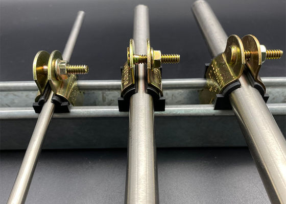Zinc Plated TPE ZSI cushion clamp for OD size tube pipe