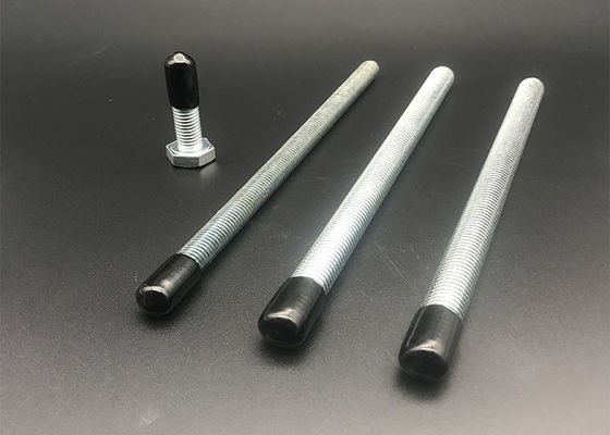 High Quality  pvc Rubber Threaded Rod End Caps