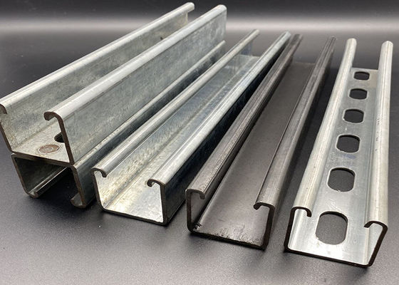 Hot Dip Galvanized Metal C Strut Channel Slotted Plain