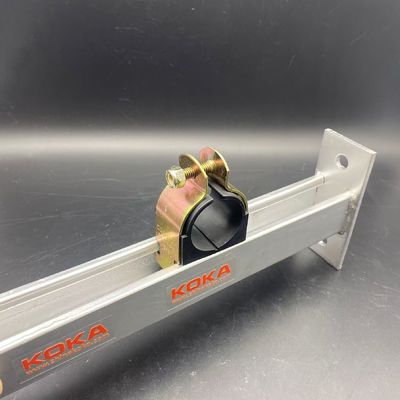 Gold Galvanized 1-3/8'' Customized Strut Mounting Cushion Clamps