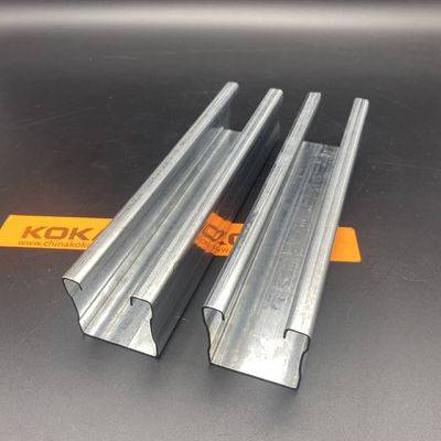 Electrical Galvanized Custom Size Unistrut Channel with Reinforce Bar
