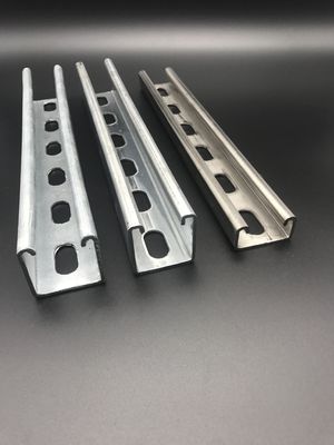 Q235 Zinc Plated Slotted Plain Unistrut Strut Channel